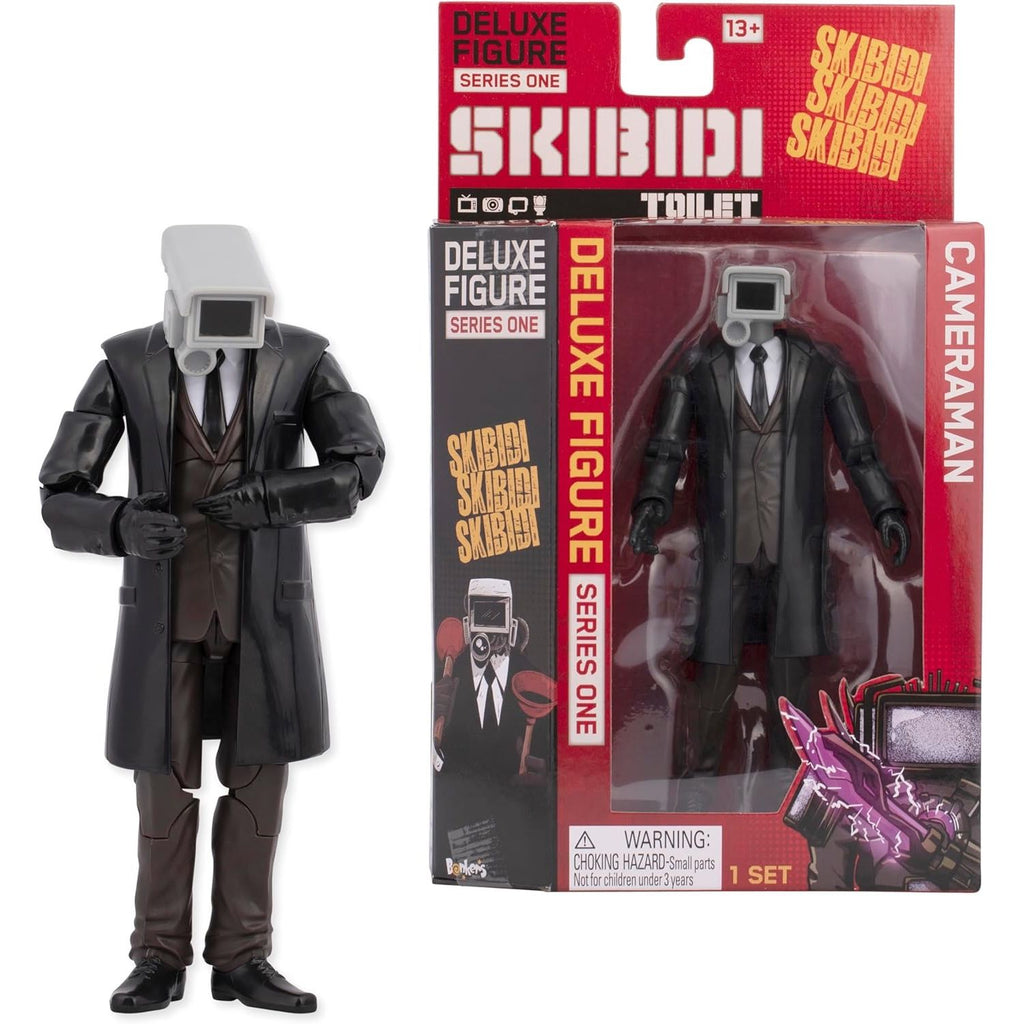 SKIBIDI Toilet Deluxe Figura coleccionable de Cameraman 15cm