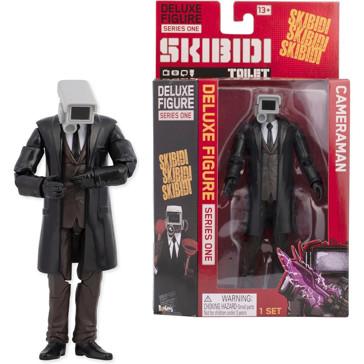 SKIBIDI Toilet Deluxe Figura coleccionable de Cameraman 15cm