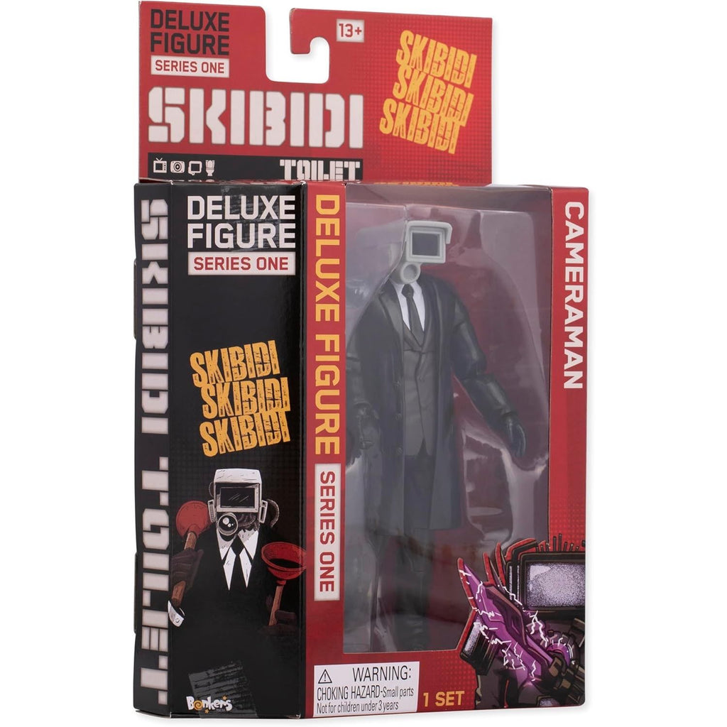 SKIBIDI Toilet Deluxe Figura coleccionable de Cameraman 15cm