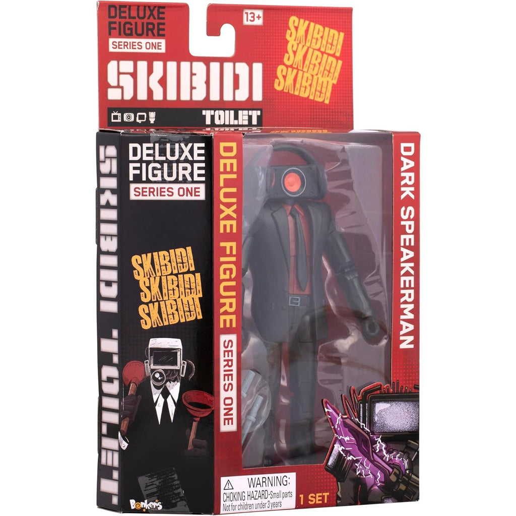SKIBIDI Toilet Deluxe Figura Dark Speakerman 15cm