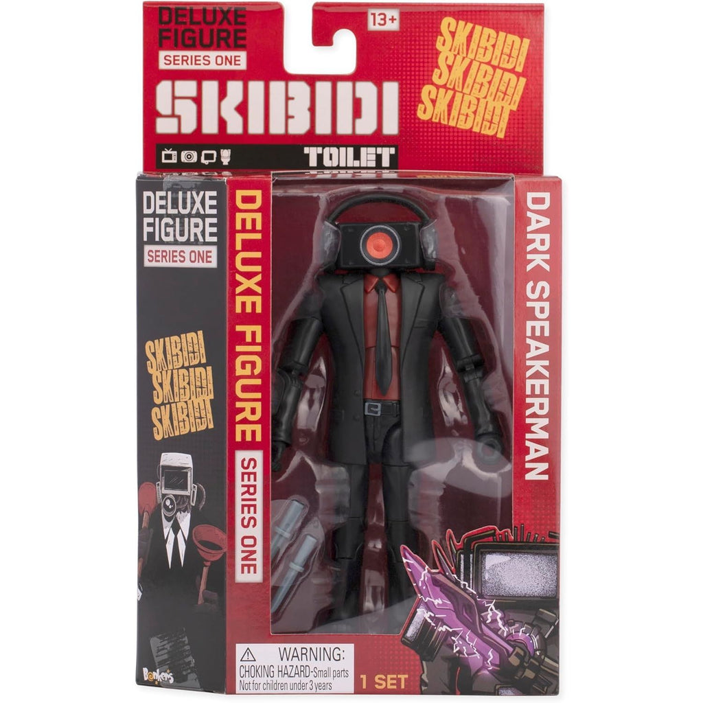 SKIBIDI Toilet Deluxe Figura Dark Speakerman 15cm