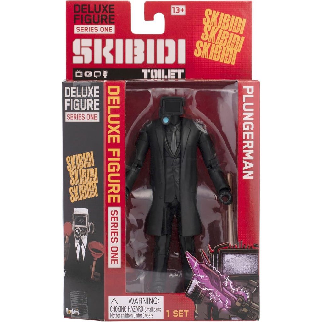 SKIBIDI Toilet Deluxe Figura coleccionable Plungerman 15cm