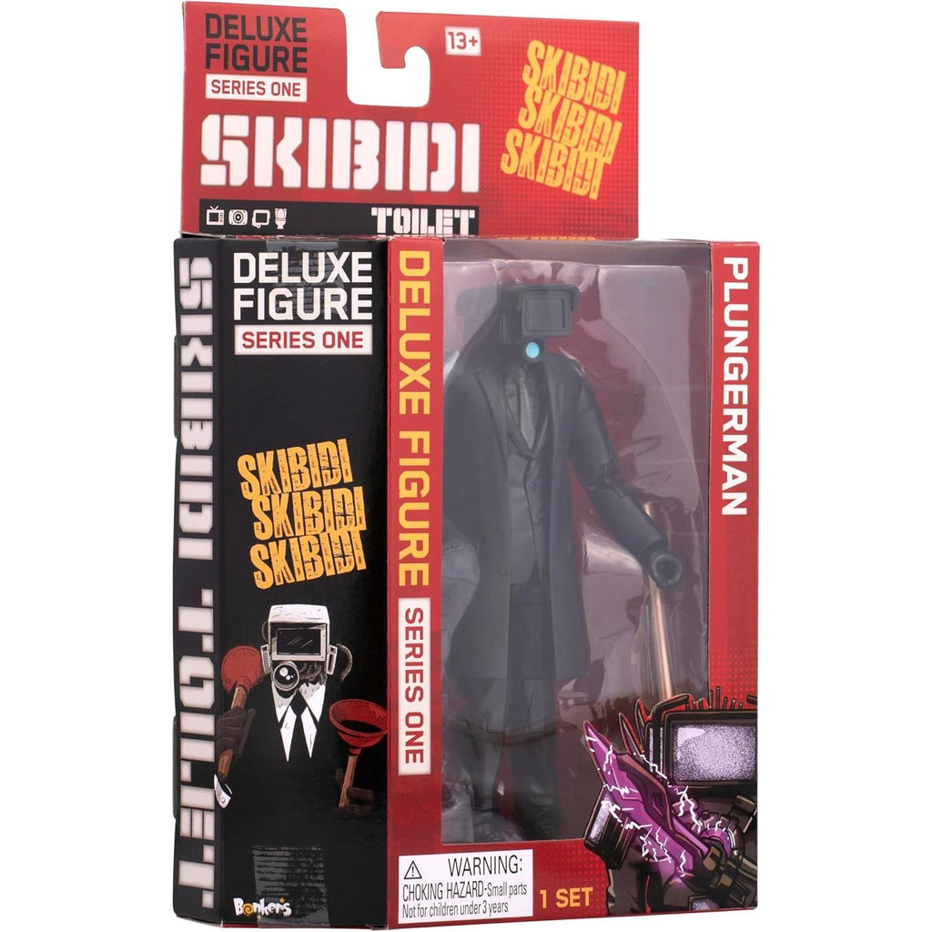 SKIBIDI Toilet Deluxe Figura coleccionable Plungerman 15cm