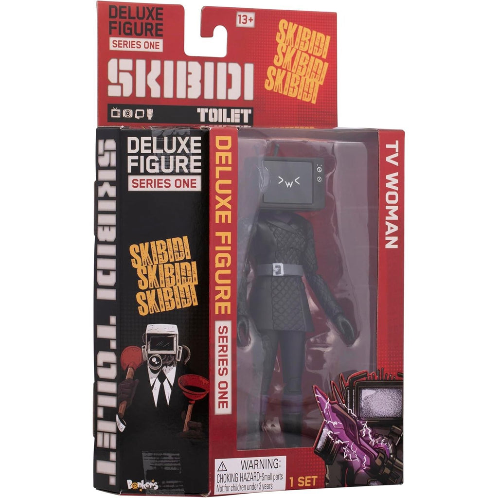 SKIBIDI Toilet Deluxe Figura coleccionable TV Woman 15cm