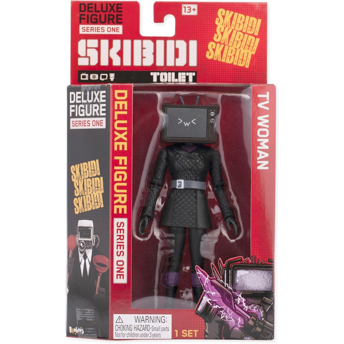 SKIBIDI Toilet Deluxe Figura coleccionable TV Woman 15cm