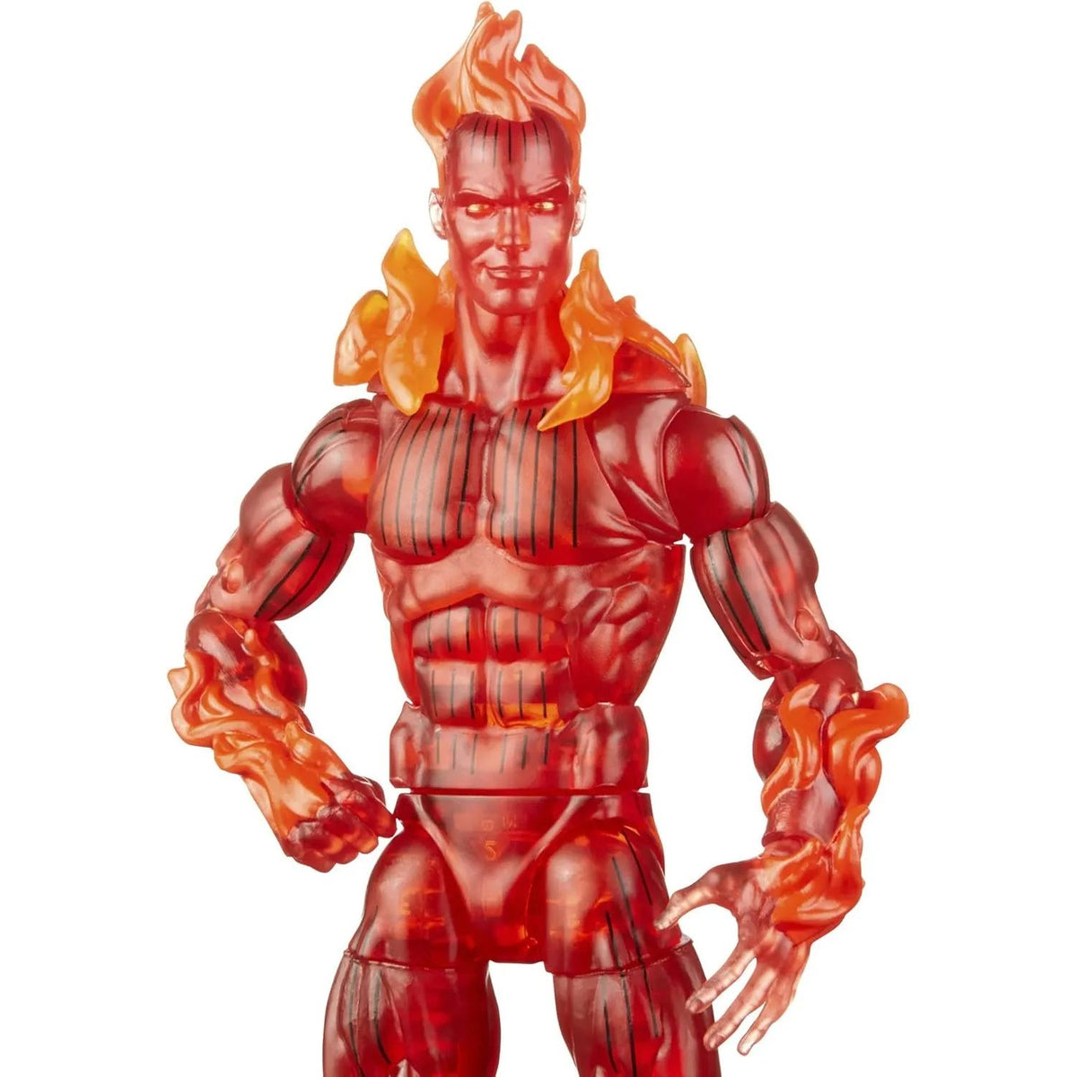 Los 4 Fantasticos Retro Marvel Legends Antorcha Humana