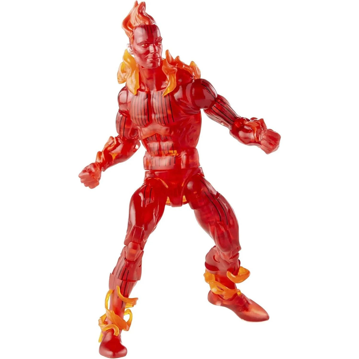 Los 4 Fantasticos Retro Marvel Legends Antorcha Humana