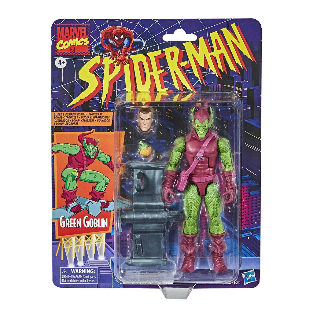 Spider-Man Marvel Legends Green Goblin Duende Verde Retro