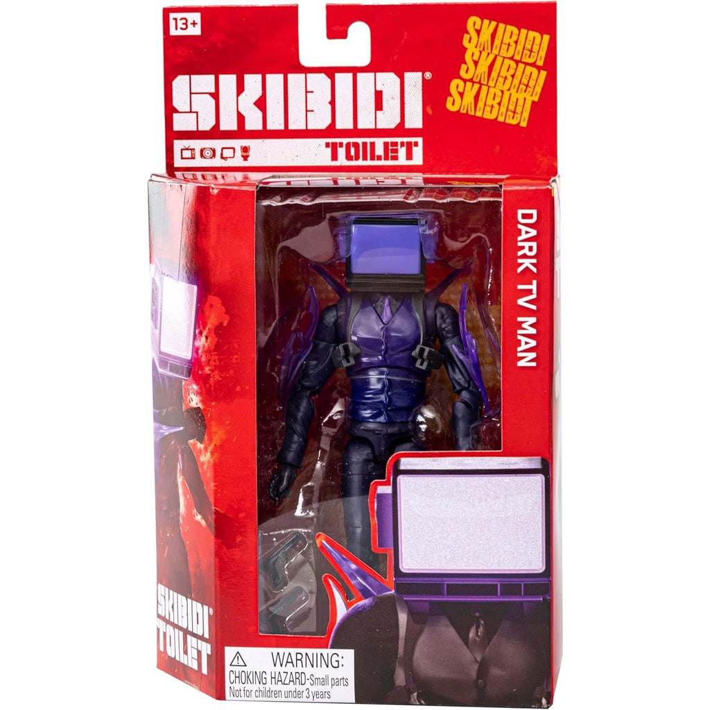 Figura de Accion SKIBIDI Toilet Deluxe Figura Dark TV Man 15cm