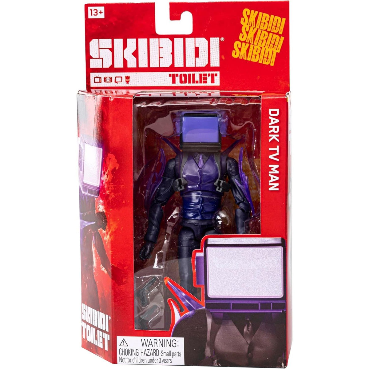 Figura de Accion SKIBIDI Toilet Deluxe Figura Dark TV Man 15cm