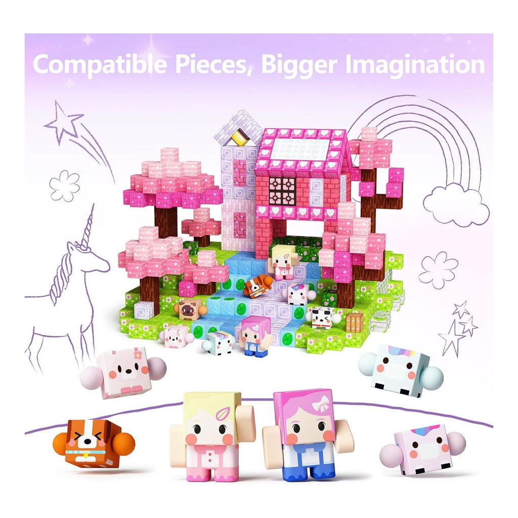 Pack 8 figuras Accion Magneticas para Bloques Magnéticos 2.0
