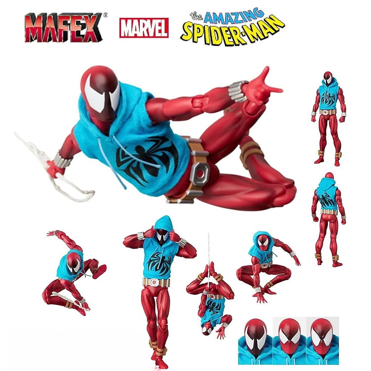 Spiderman Mafex 268 Scarlet Spider Comic Ver 2.0 Spider-man