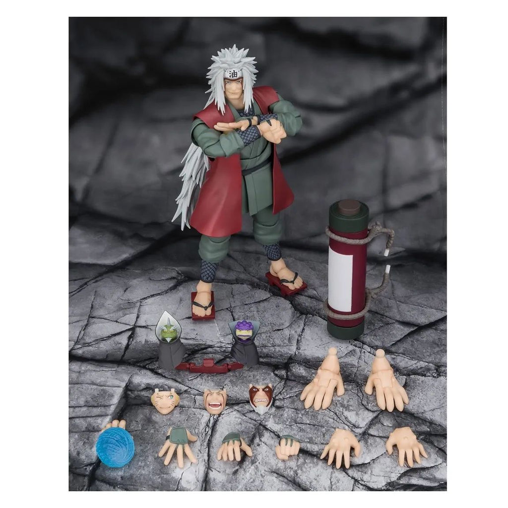 Naruto Shippuden SH Figuarts Jiraiya Set Modo Sabio