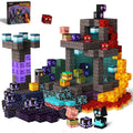 Bloques magnéticos Zombis Halloween cubos 212 PIEZAS y Luces