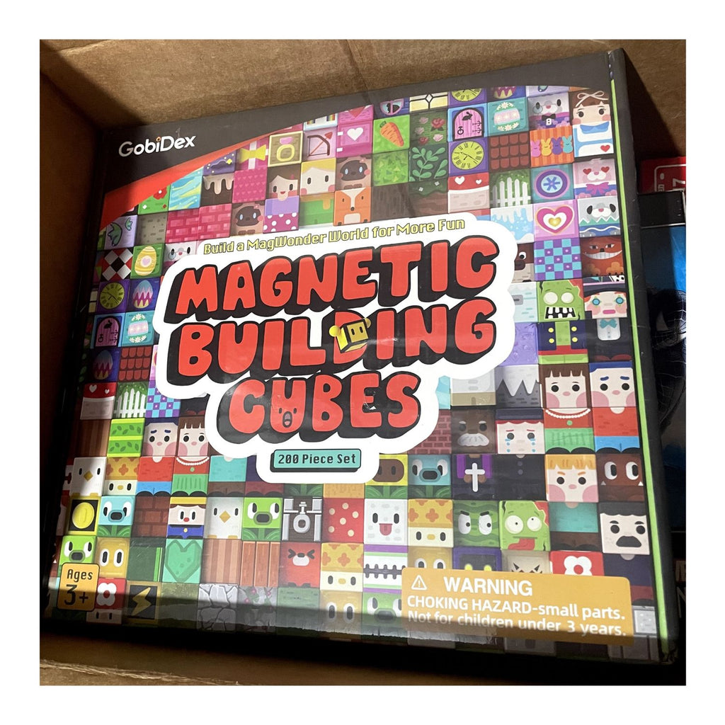 Bloques magnéticos Zombis Halloween cubos 212 PIEZAS y Luces