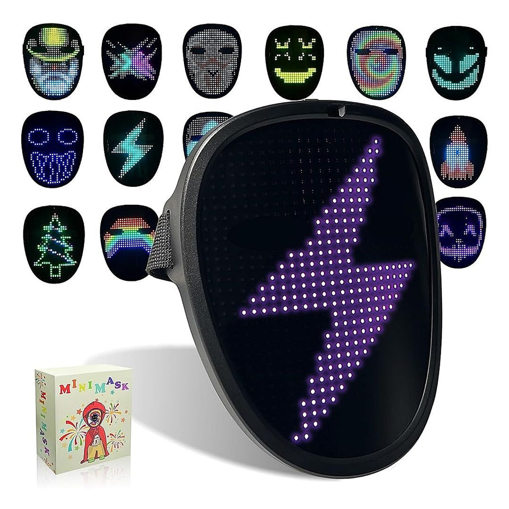 Máscara LED Detección de gestos para niños para Fiestas Navidad Etc