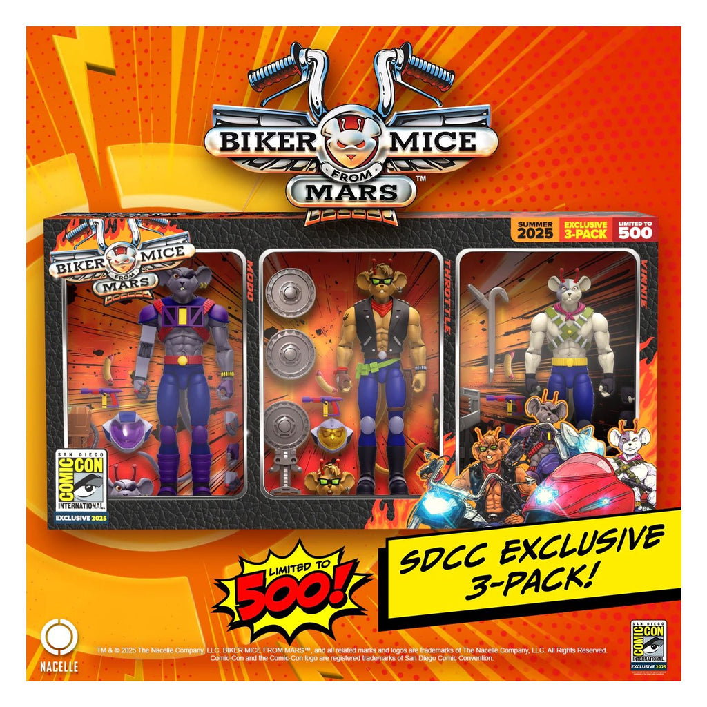 Set Moto Ratones Throttle Modo & Vinnie SDCC 2025