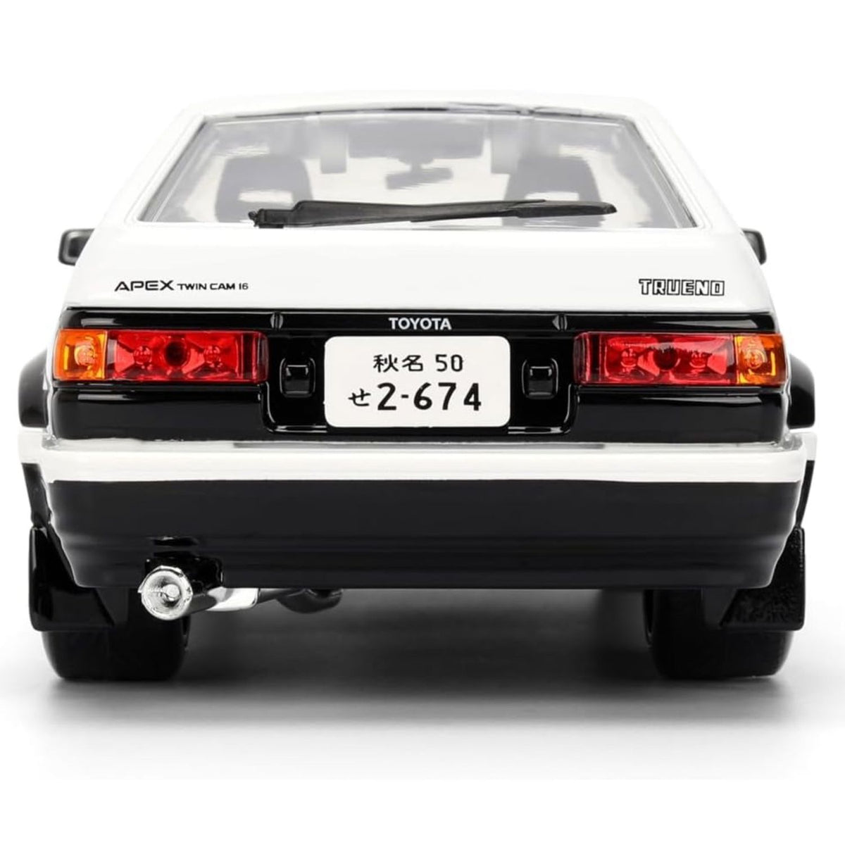 Auto Escala de Metal 1-24 Initial D 1986 Toyota Trueno AE86