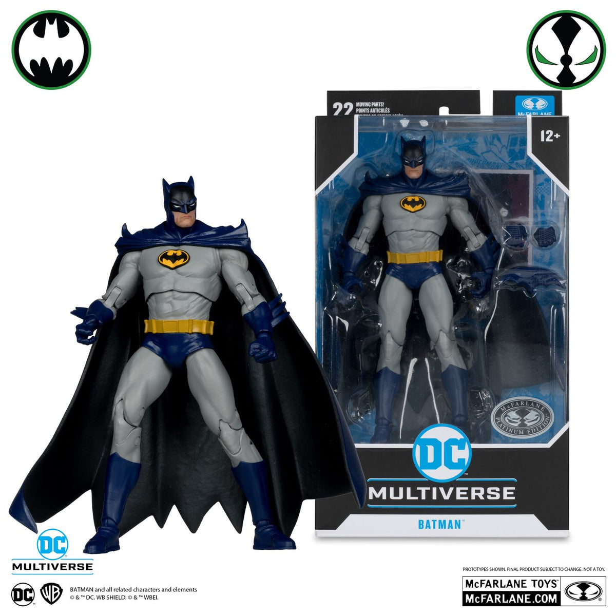 Dc Multiverse Batman 1996 Mcfarlane Platinum Edition Spawn