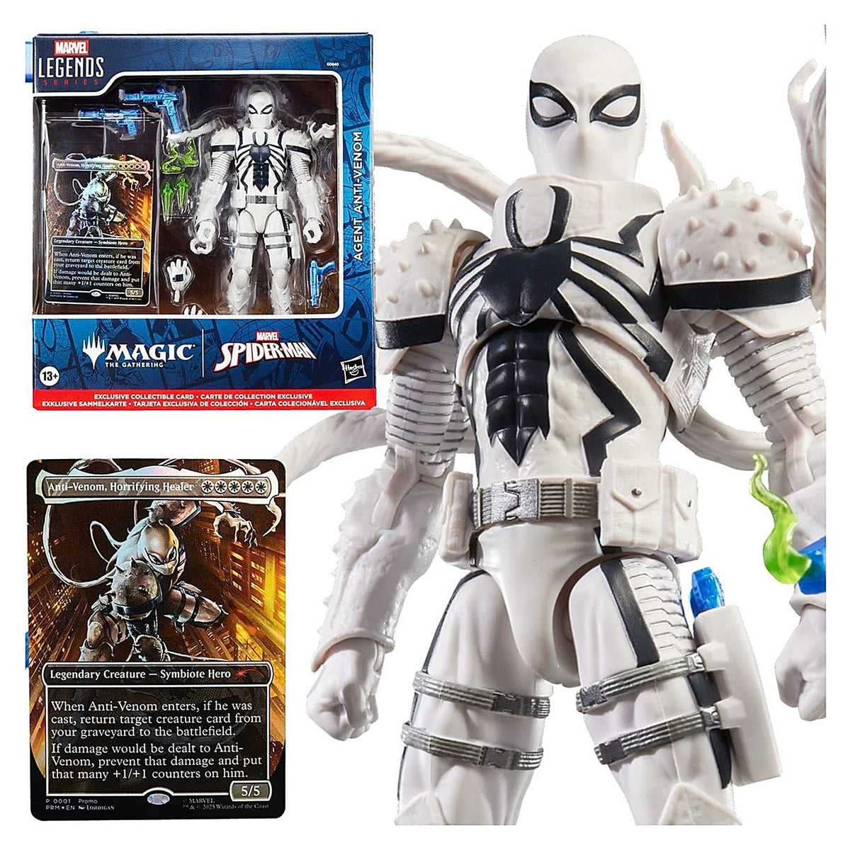 Figura Anti Venom Spiderman Marvel Legends Agente Anti-Venom