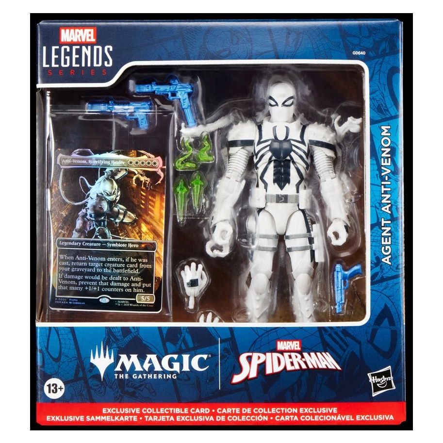 Figura Anti Venom Spiderman Marvel Legends Agente Anti-Venom