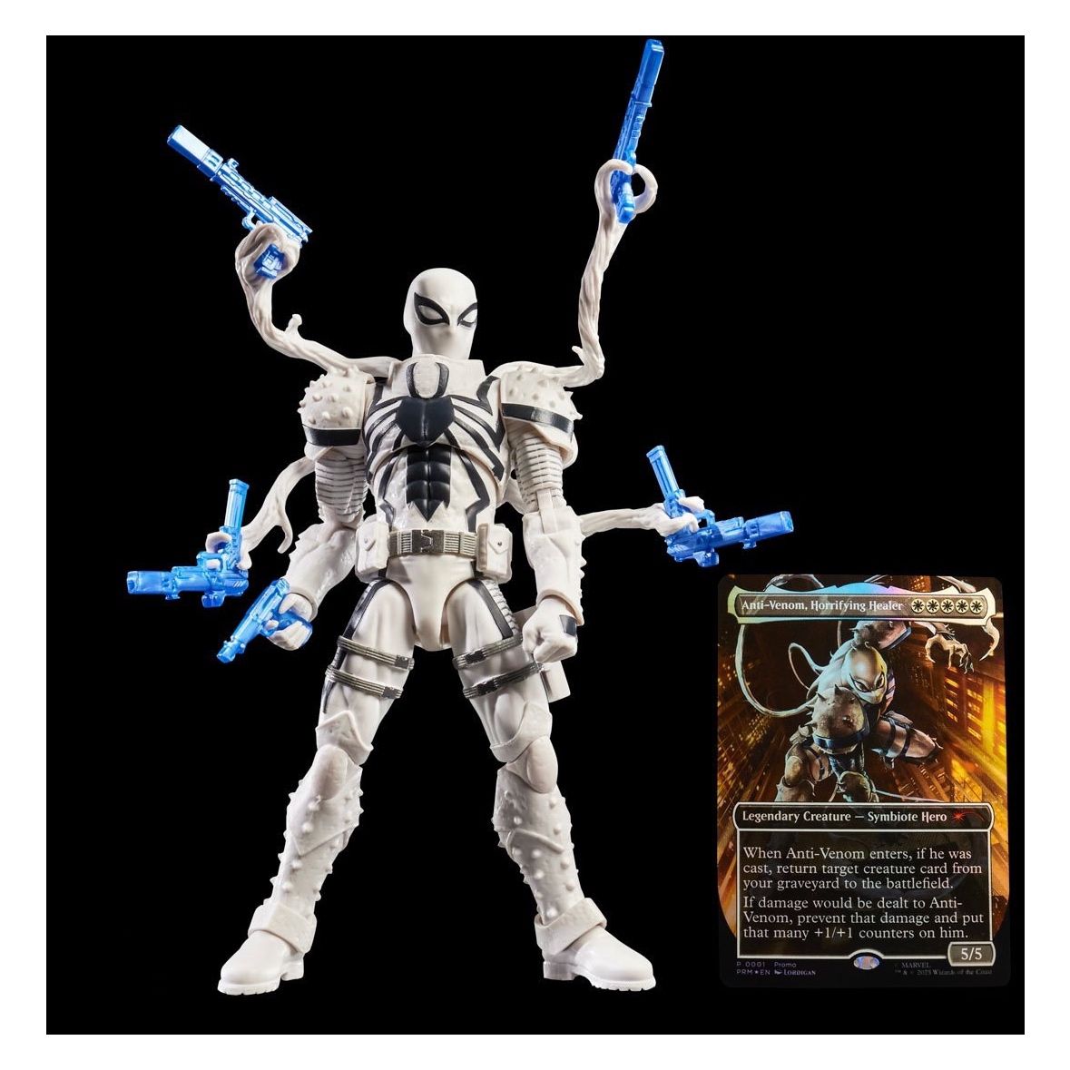 Figura Anti Venom Spiderman Marvel Legends Agente Anti-Venom