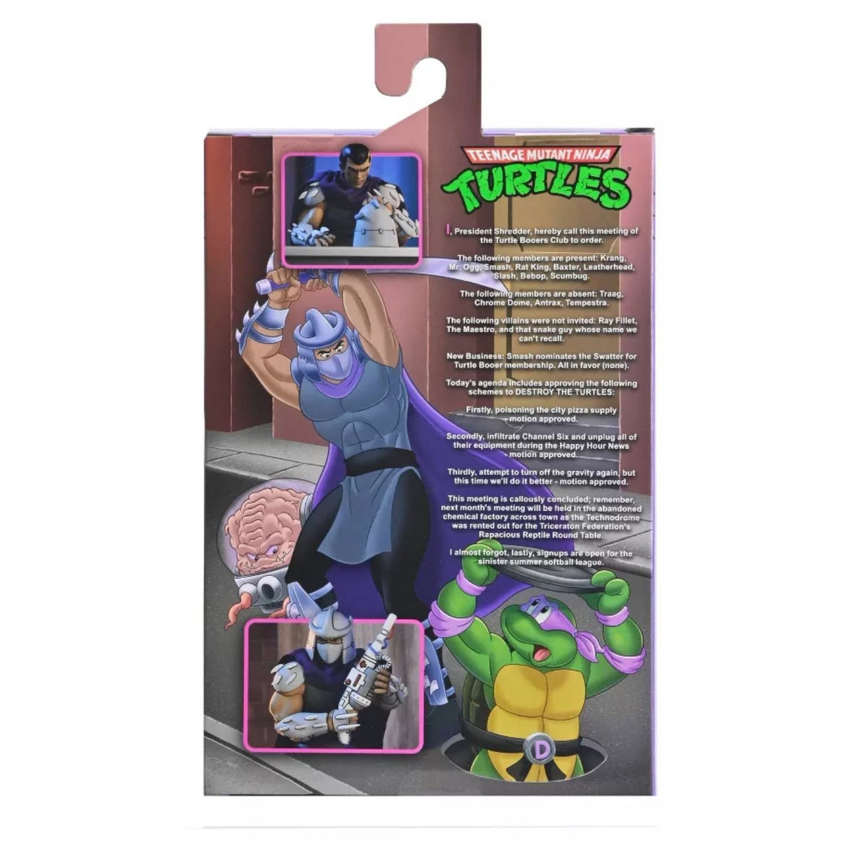 Figura de acción Destructor Shredder Cartoon Tortugas Ninja