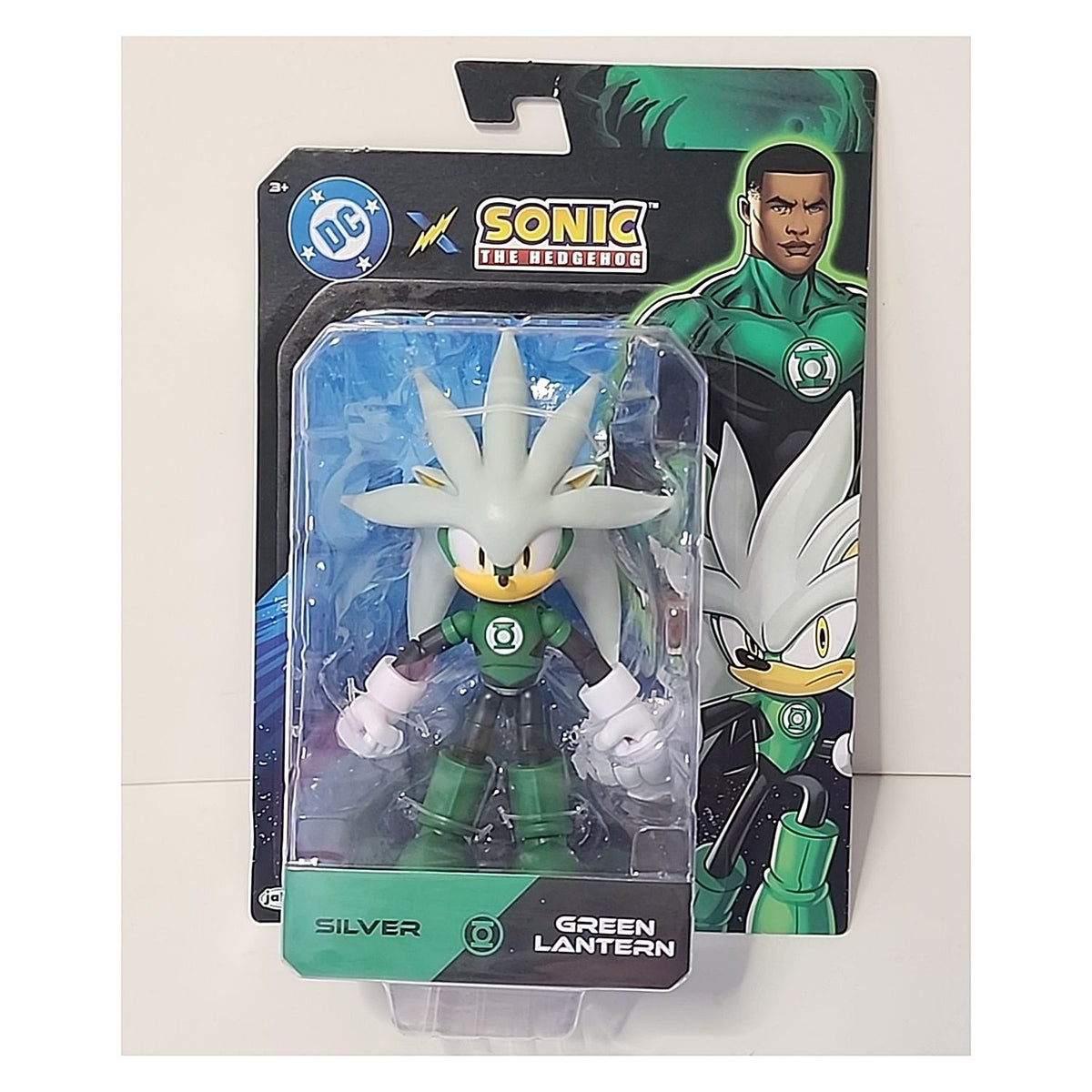 DC x Sonic the Hedgehog Silver Linterna Verde
