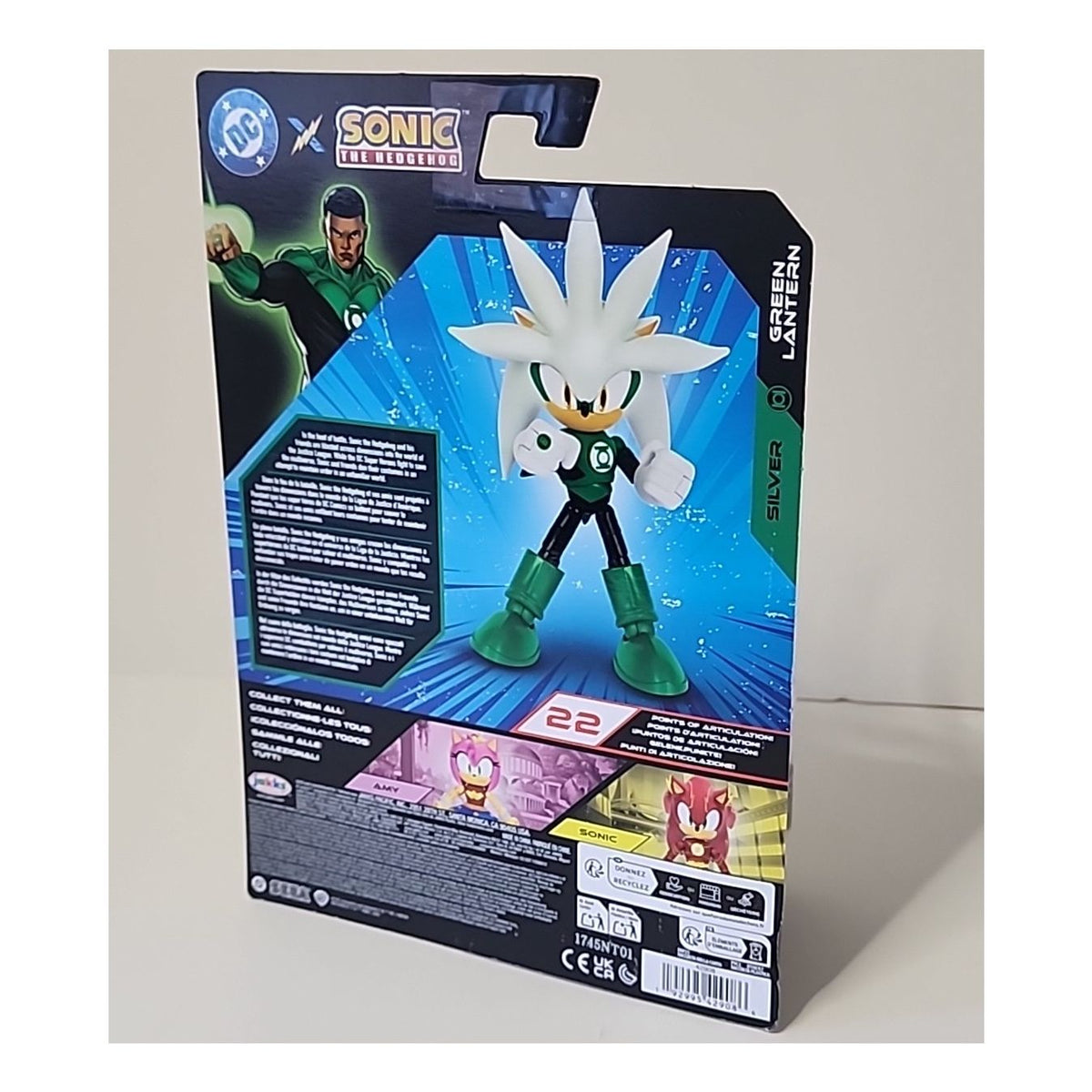 DC x Sonic the Hedgehog Silver Linterna Verde
