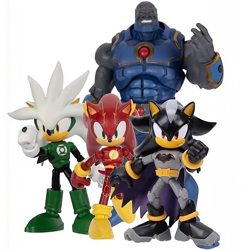 Pack DC x Sonic DarkSeid Flash Batman Shadow Linterna Verde