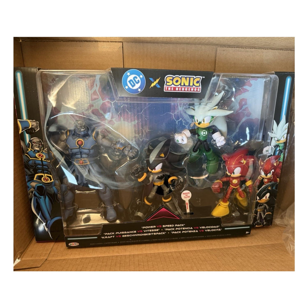 Pack DC x Sonic DarkSeid Flash Batman Shadow Linterna Verde