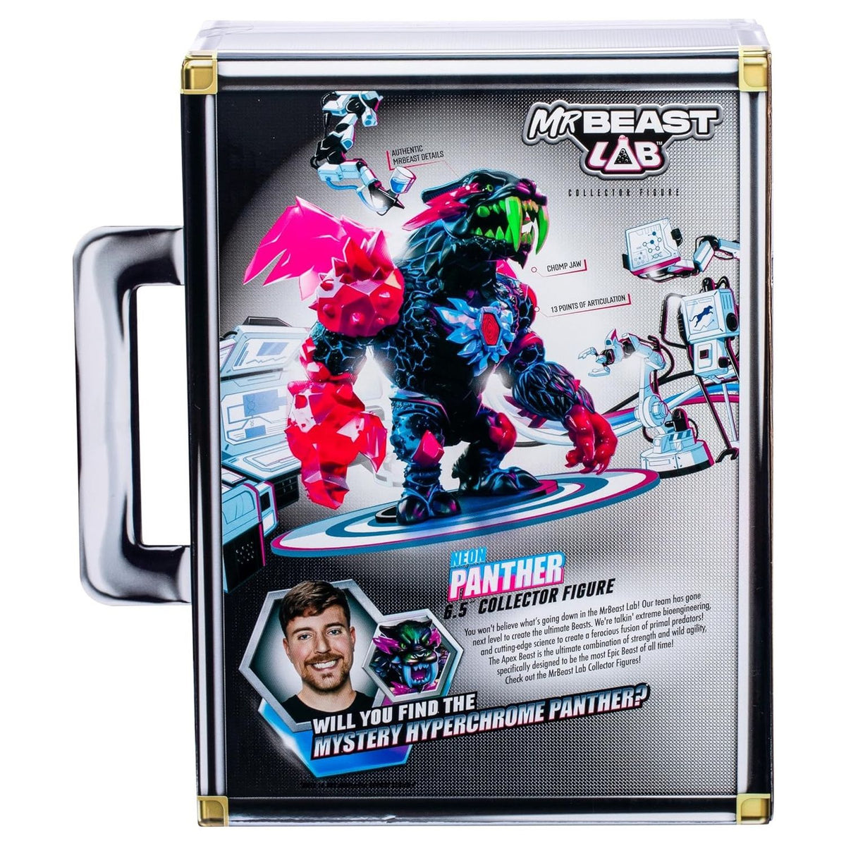 Figura Accion Pantera Neon Mr Beast Lab Apex Beast Panther