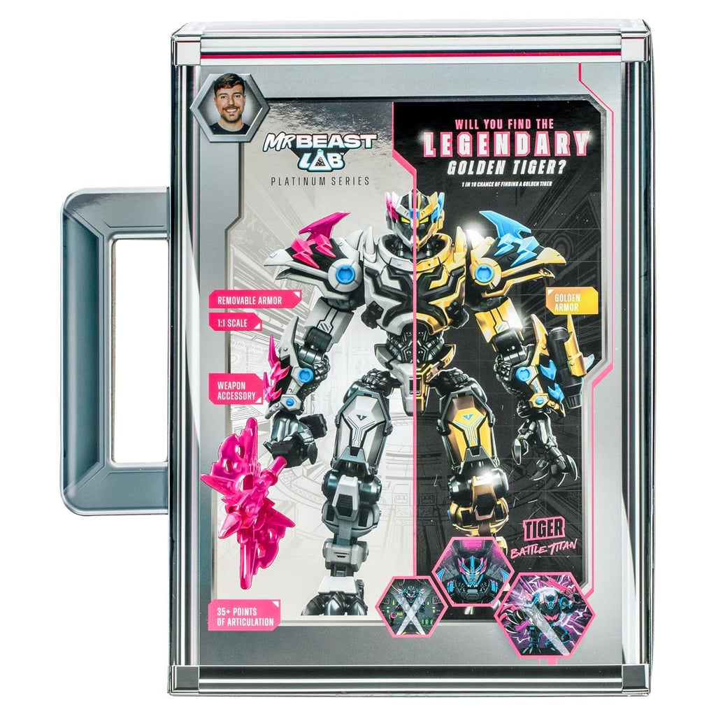 Figura MR BEAST LAB Platinum Series Tiger Battle Titan