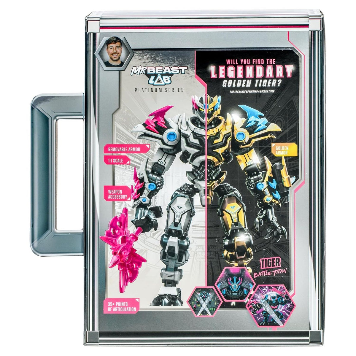 Figura MR BEAST LAB Platinum Series Tiger Battle Titan