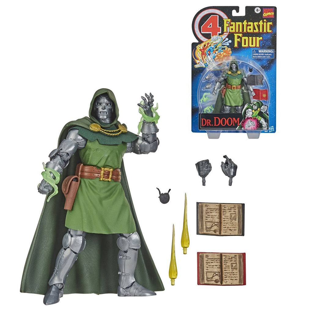 Los 4 Fantasticos Retro Marvel Legends Dr Doom