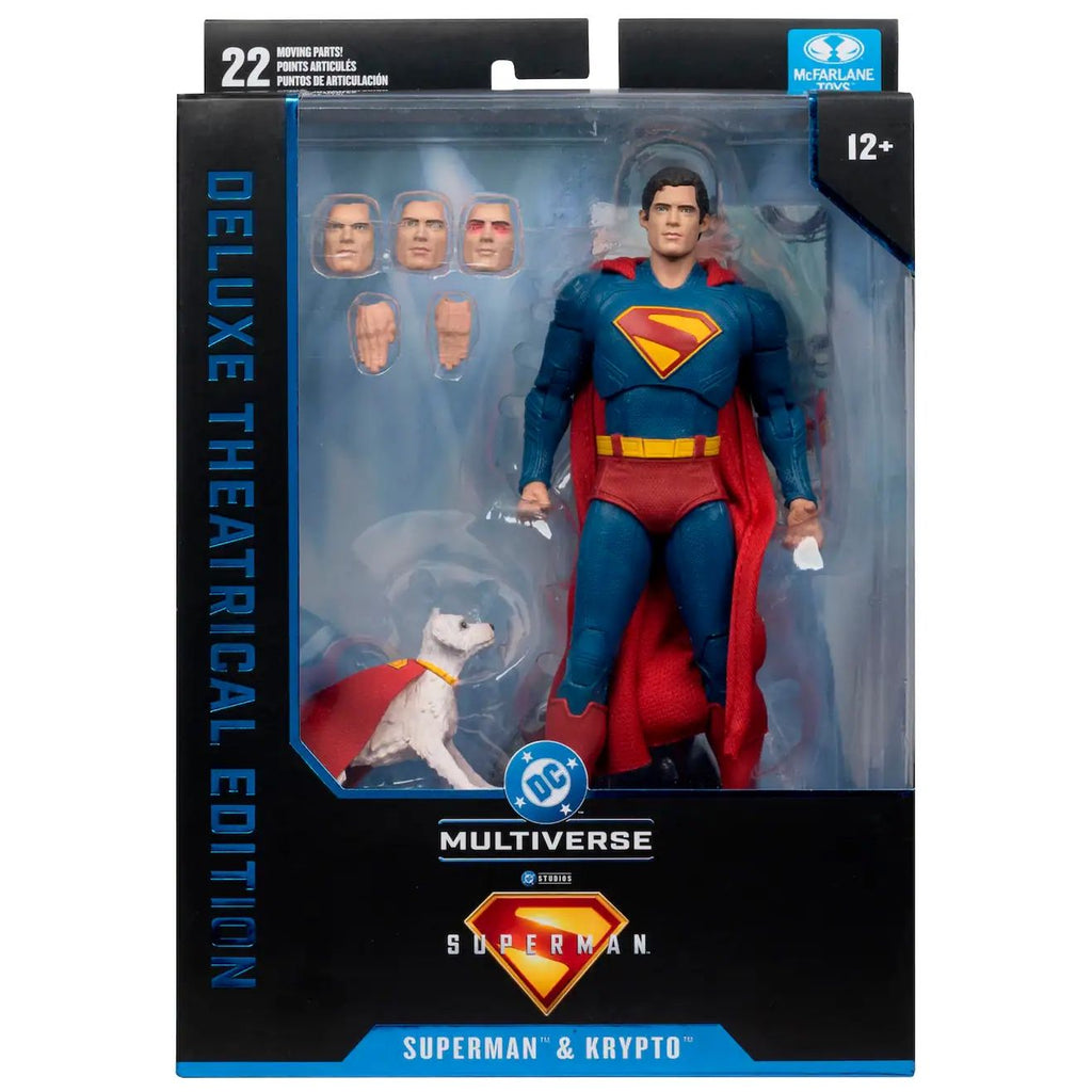 DC Multiverse Superman & Krypto Pelicula 2025 Deluxe Theatrical Edition