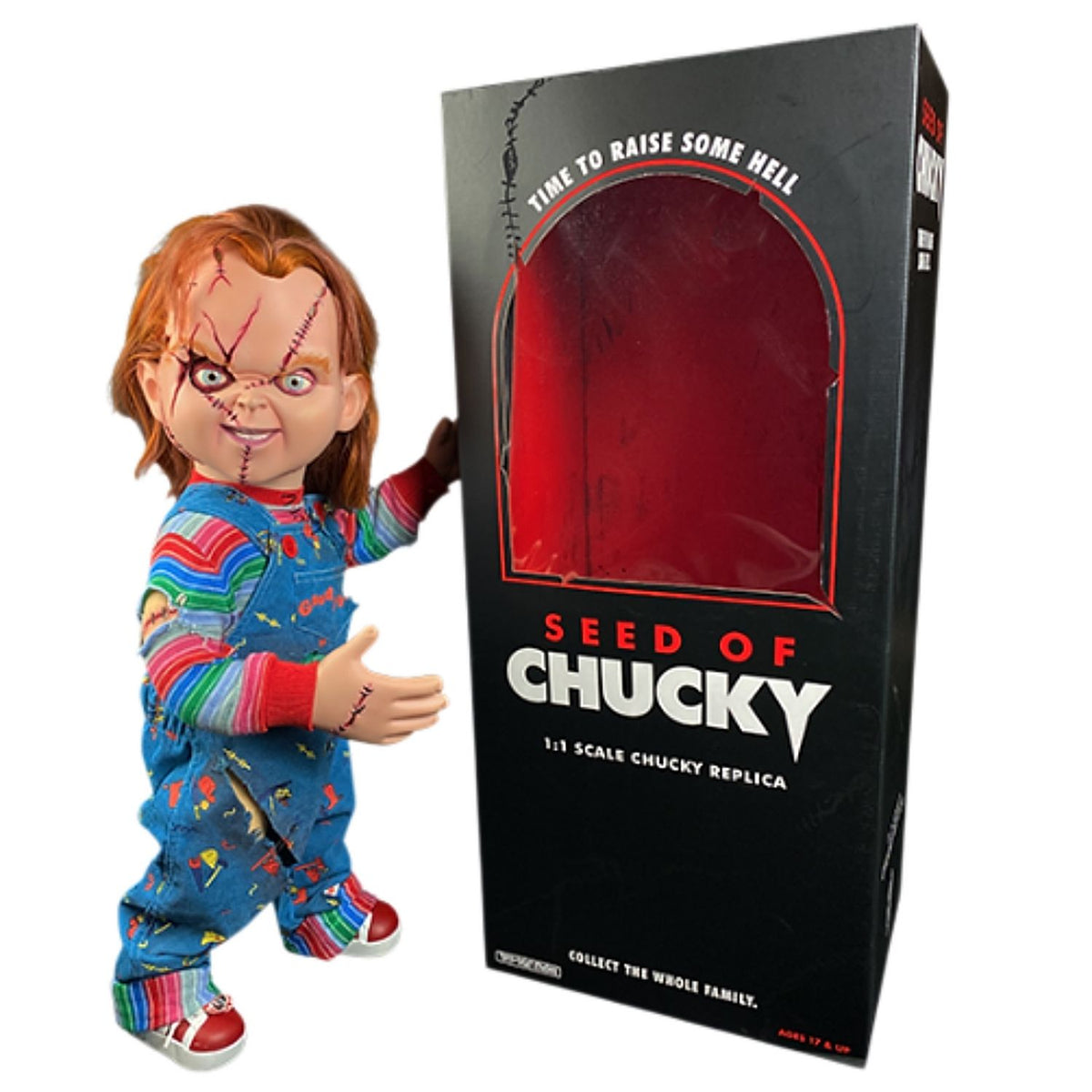 Muñeco Version La Semilla o hijo de Chucky Tamaño Real Trick Or Tread 76cm