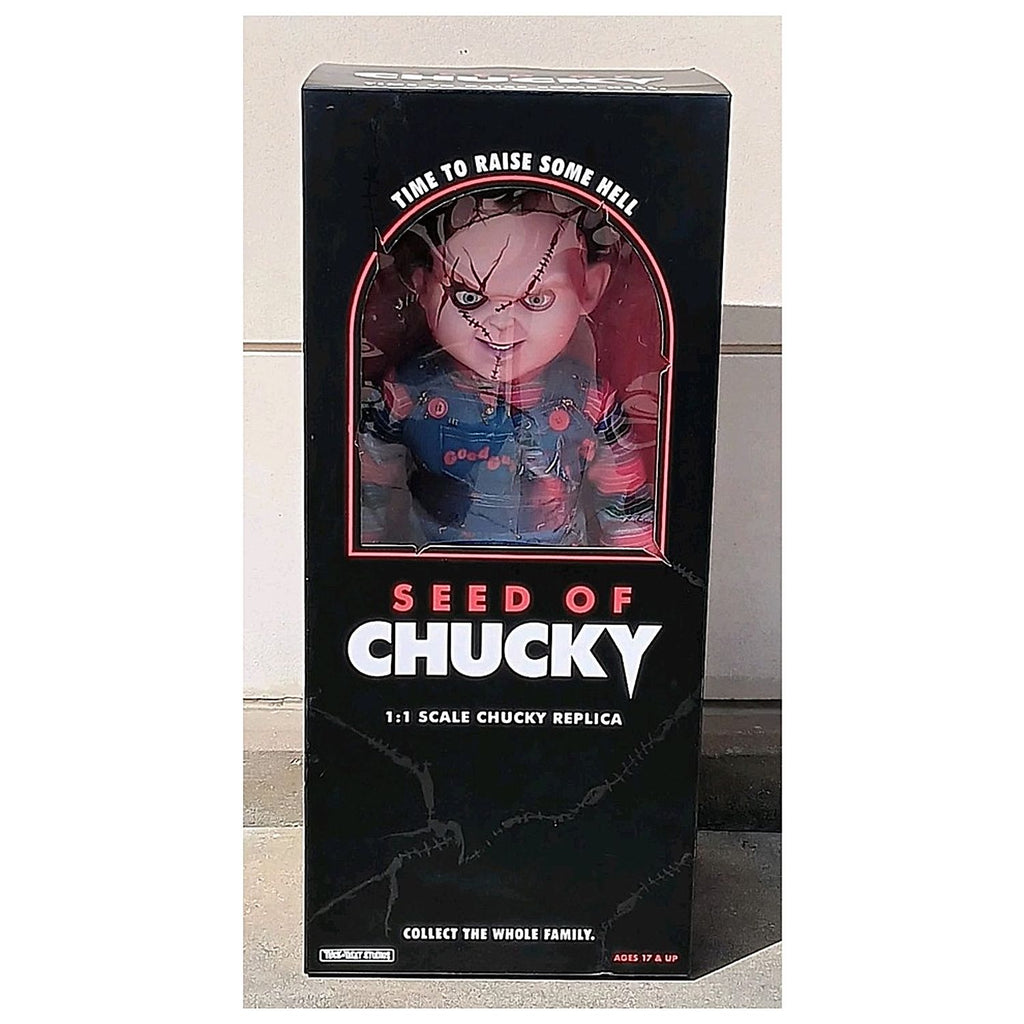 Muñeco Version La Semilla o hijo de Chucky Tamaño Real Trick Or Tread 76cm