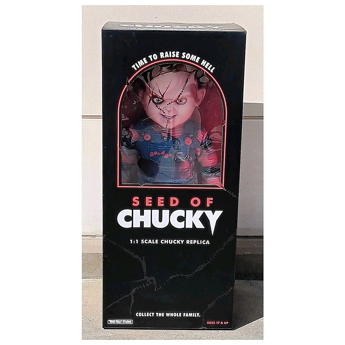 Muñeco Version La Semilla o hijo de Chucky Tamaño Real Trick Or Tread 76cm