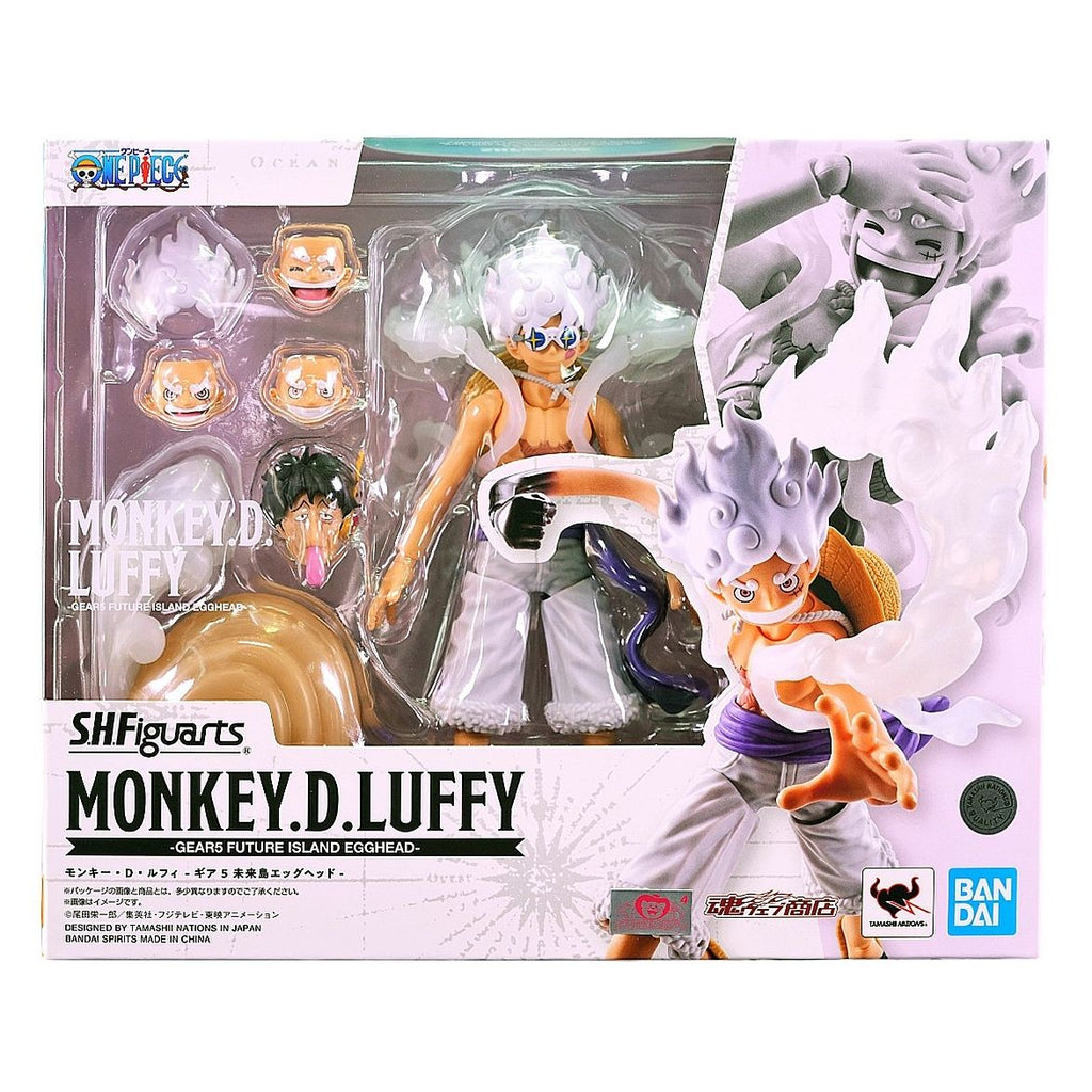 One Piece SH Figuarts Monkey D. Luffy Gear 5 Future Island Egghead