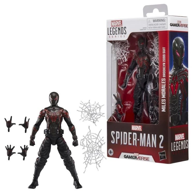 Spider-Man 2 Marvel Legends Gamerverse Miles Morales Brooklyn 2099 Suit