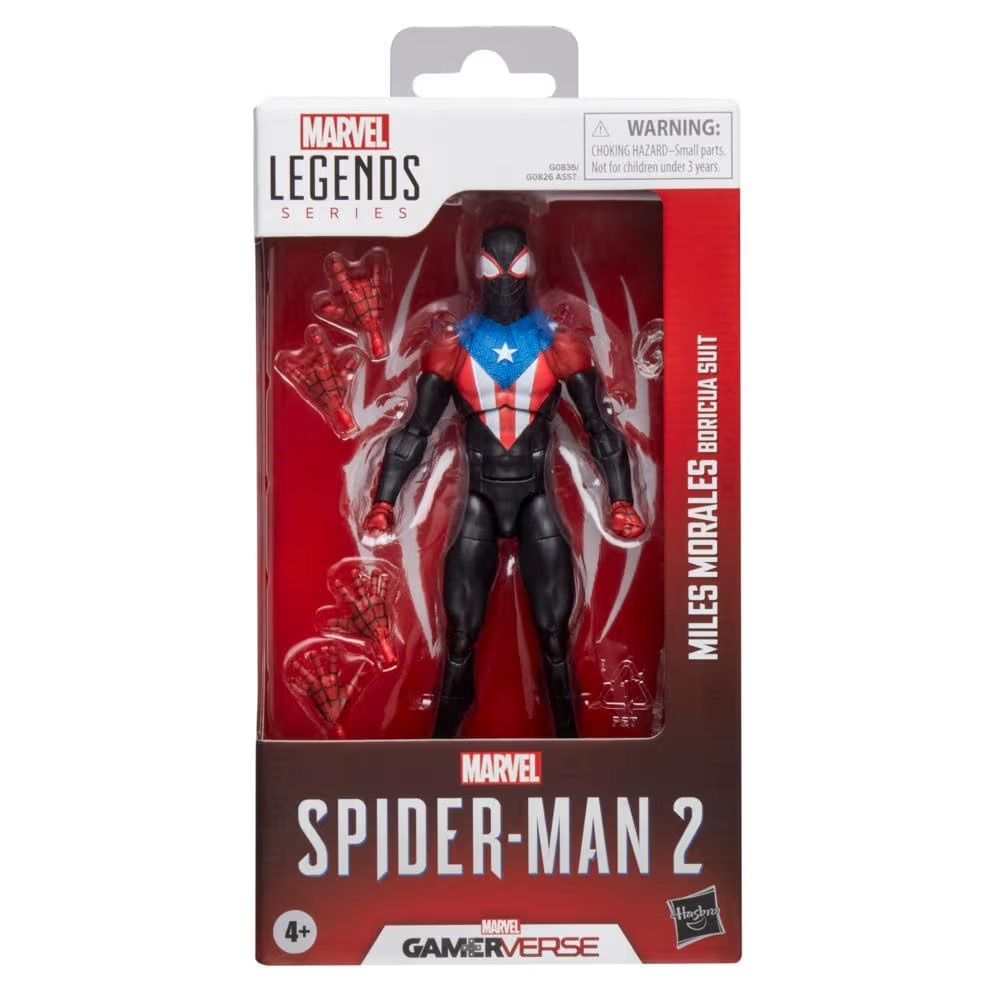 Spider-Man 2 Marvel Legends Gamerverse Miles Morales Boricua Suit