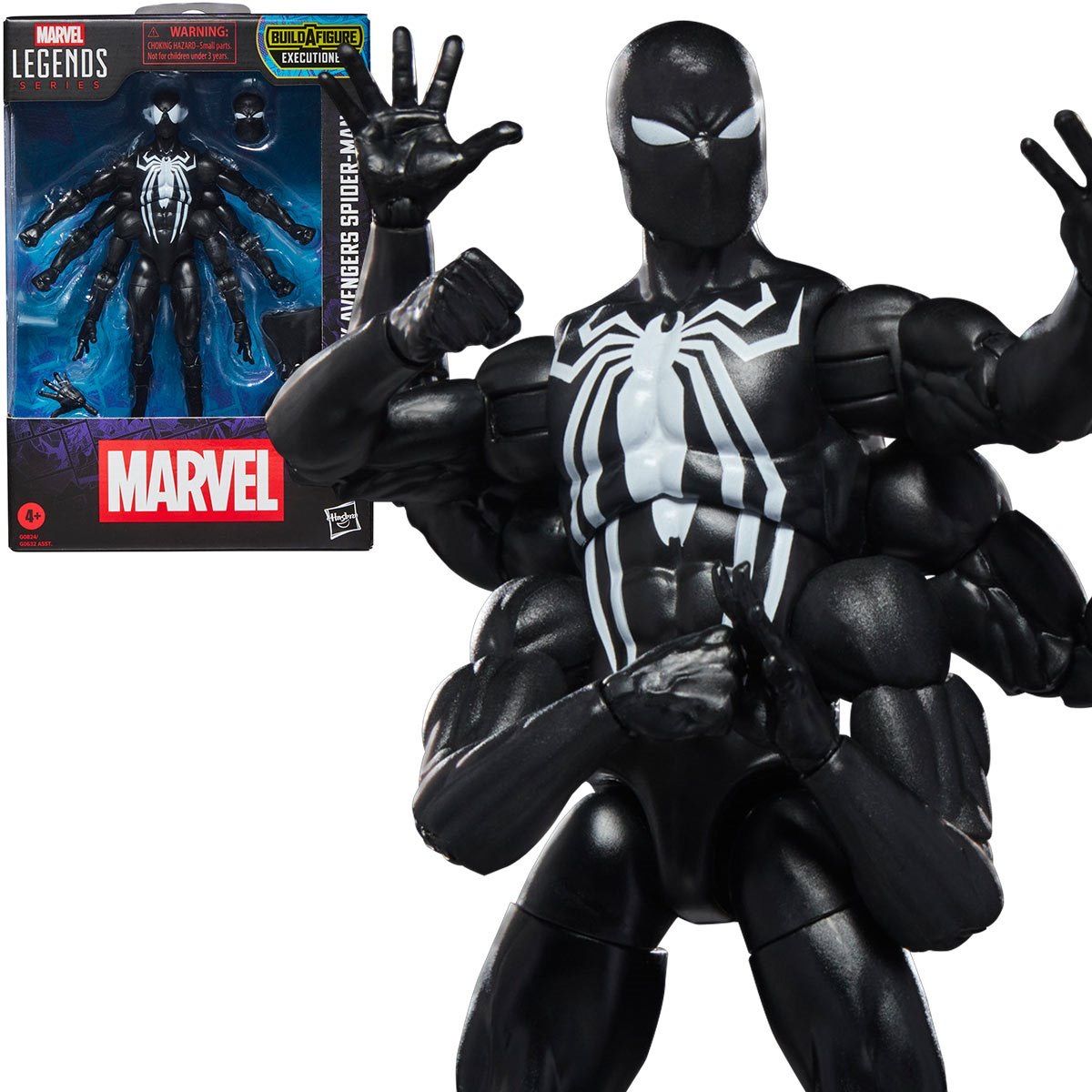 The Avengers Marvel Legends Dark Avenger Spider-Man