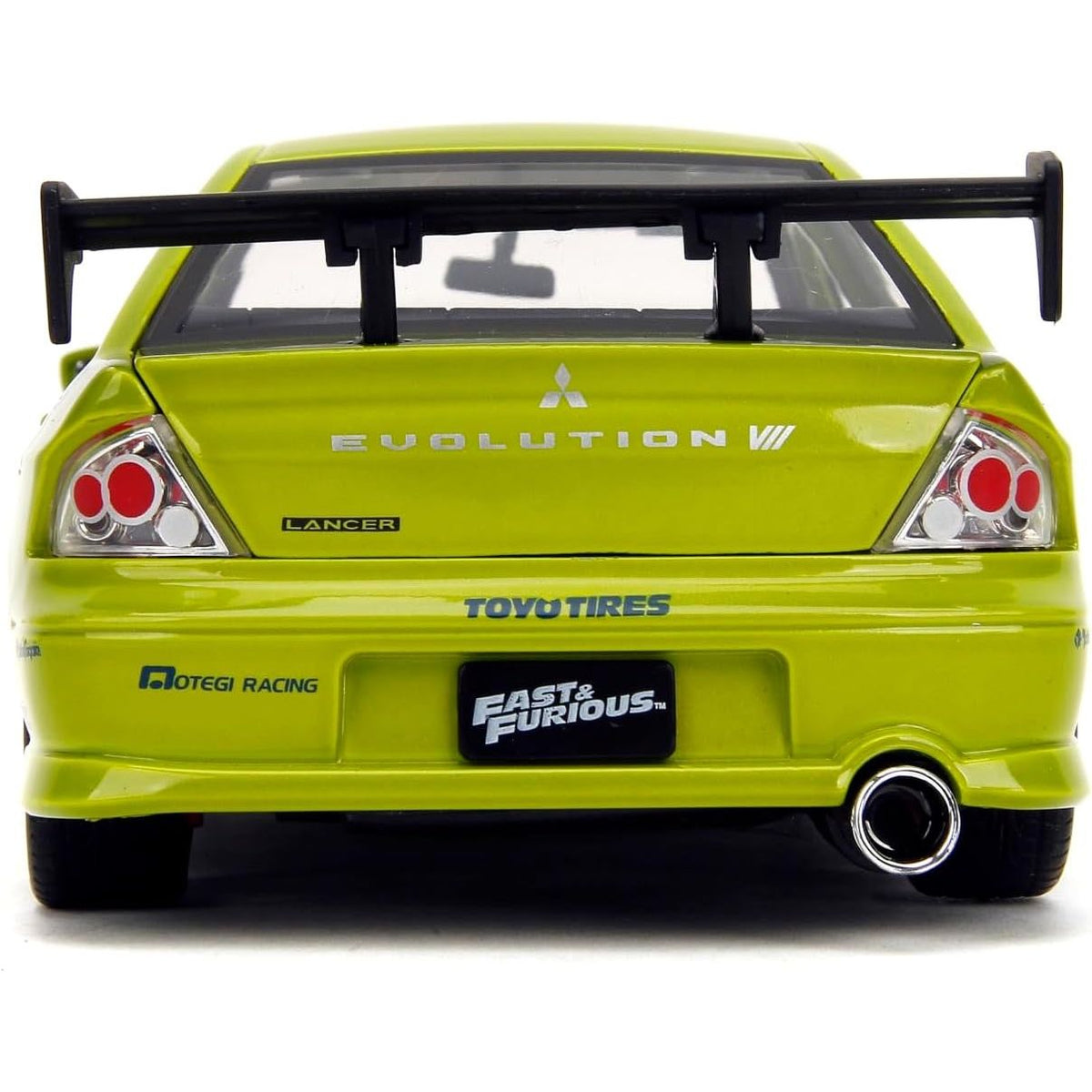 Auto Escala de Metal 1-24 Mitsubishi Lancer Evolution VII Brian Rapidos y Furiosos