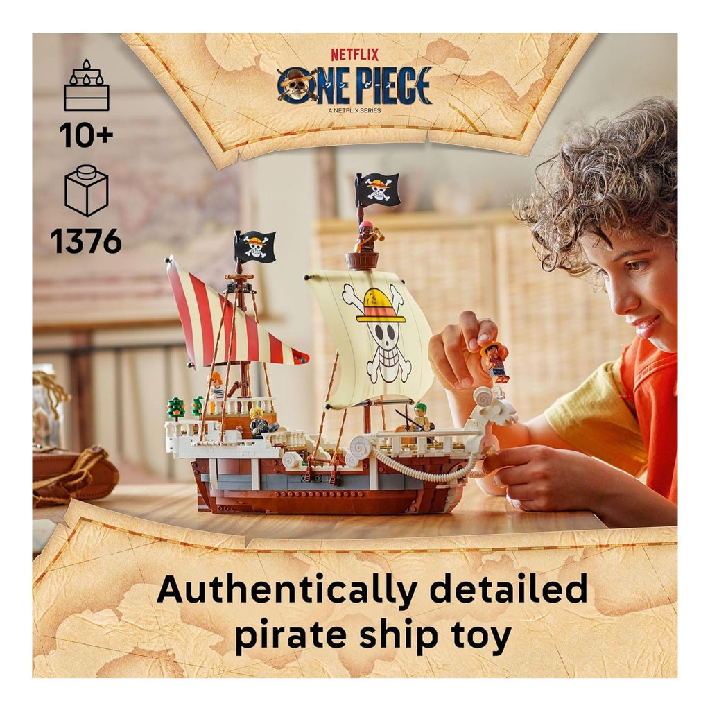 Set Lego One Piece The Going Merry Barco Pirata Luffy Zoro Nami 1376 Piezas Bloques