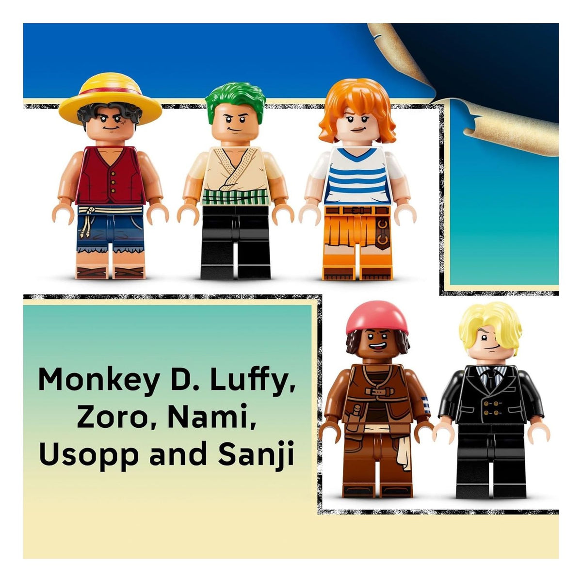 Set Lego One Piece The Going Merry Barco Pirata Luffy Zoro Nami 1376 Piezas Bloques