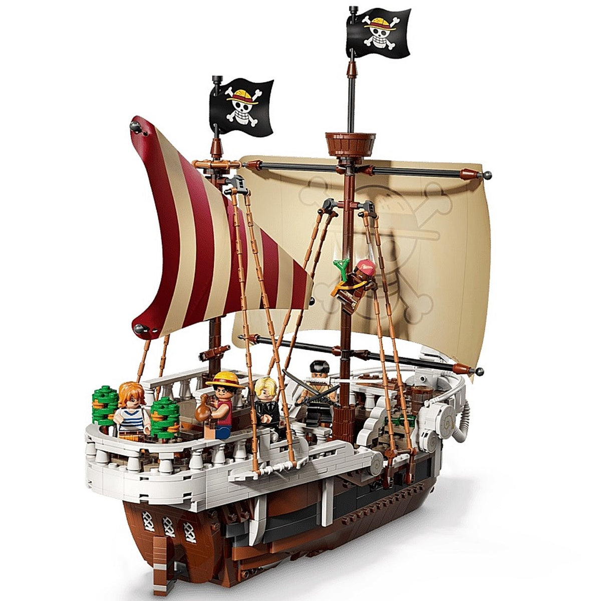 Set Lego One Piece The Going Merry Barco Pirata Luffy Zoro Nami 1376 Piezas Bloques