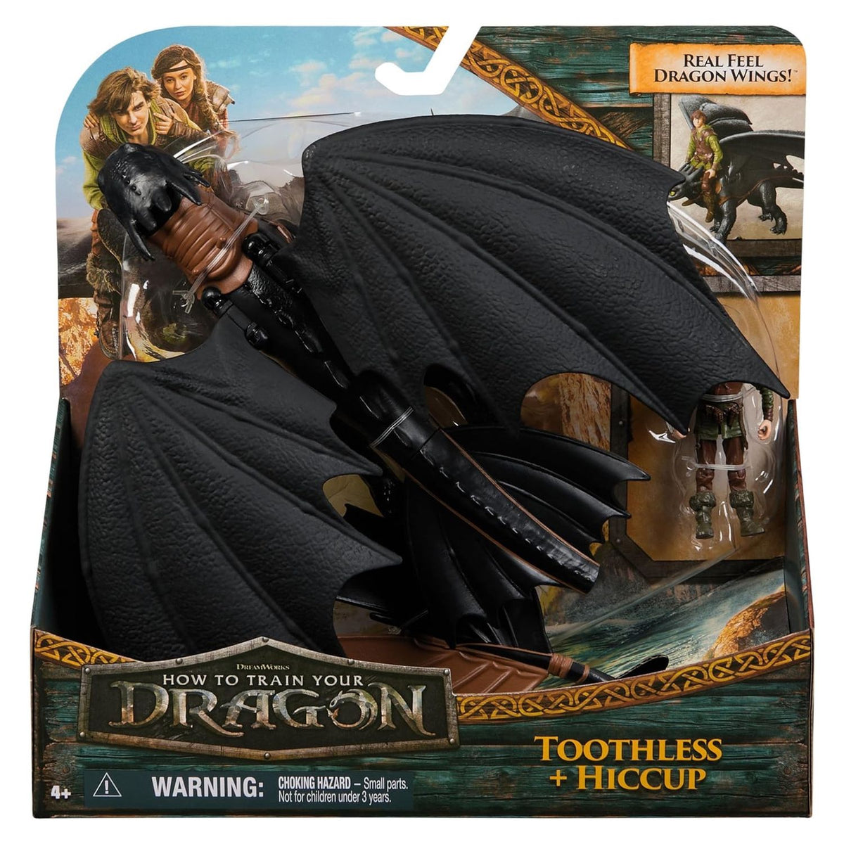 Figura de Accion Chimuelo e Hipo Como entrenar a tu dragon