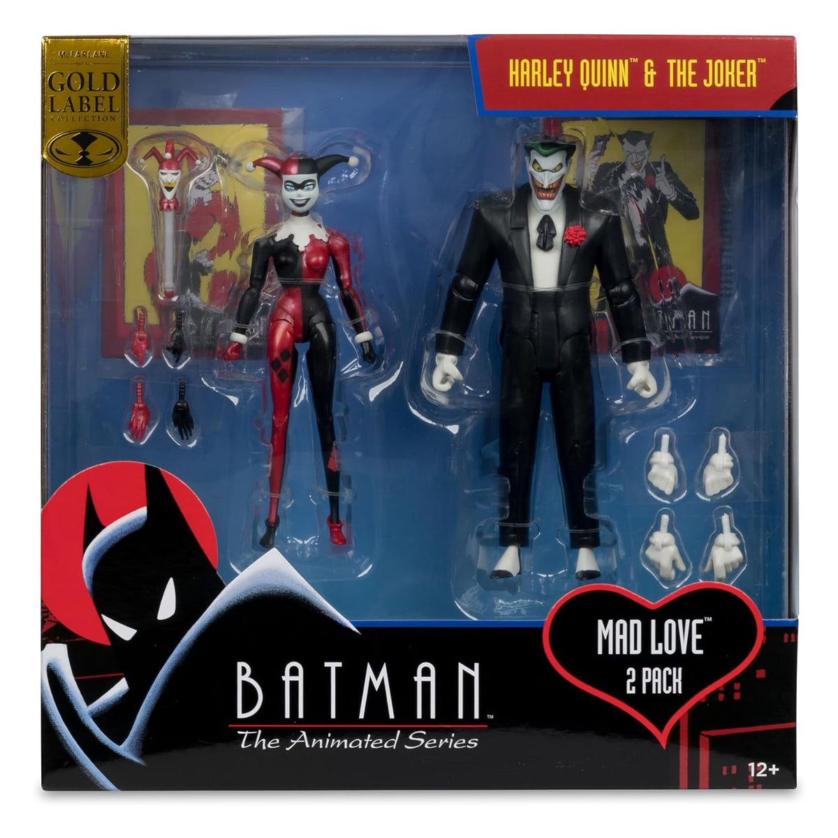 Batman The Animated Series Harley Quinn & Joker Mad Love Mcfarlane