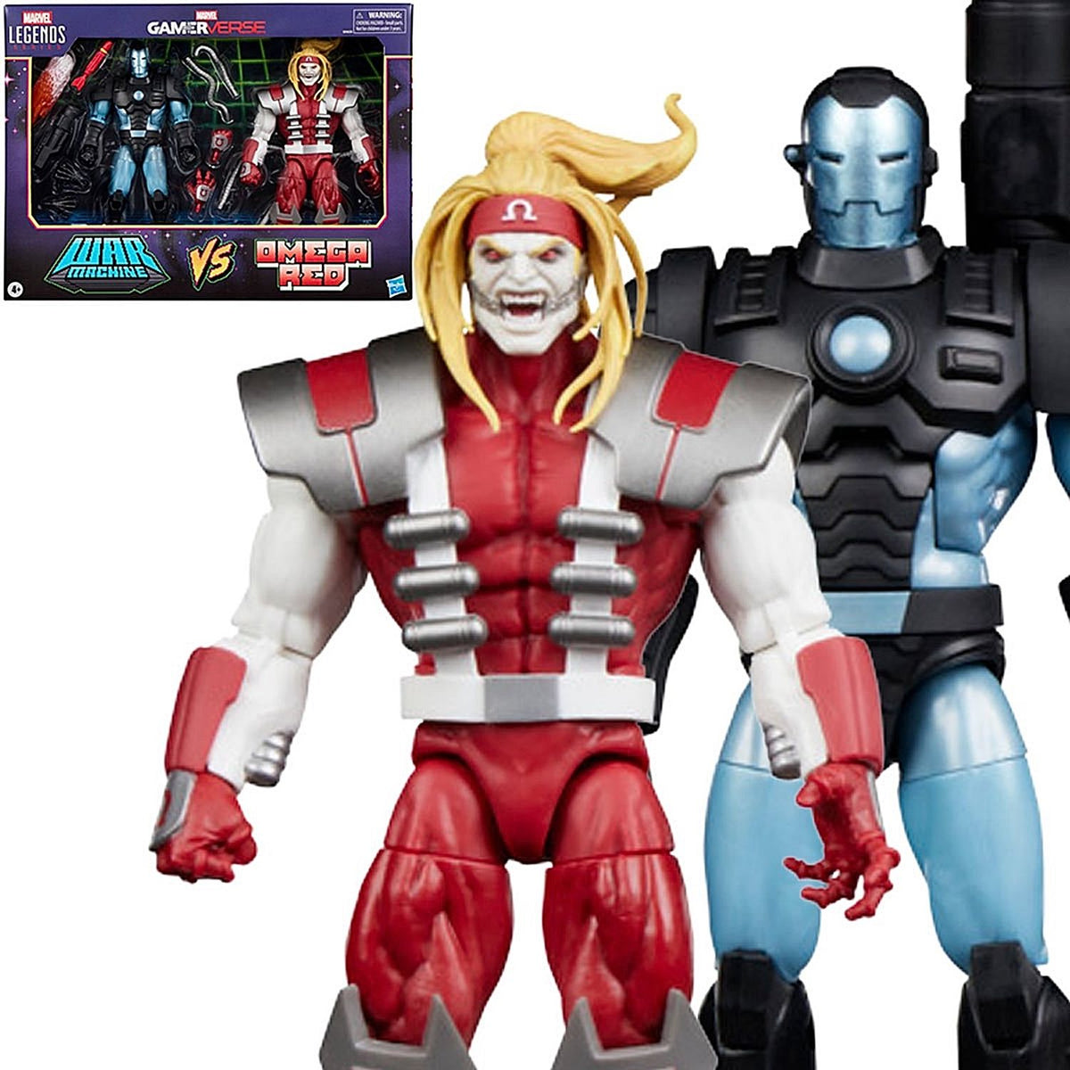 Marvel Legends Gamerverse War Machine vs Omega Red 2 PACK